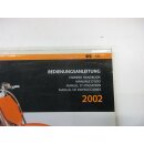KTM SX 65 2002 Bedienungsanleitung Handbuch maunuale owner´s handbook 3.210.13