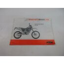 KTM 625 SXC 2004 Ersatzteilkatalog Motor Handbuch spare...