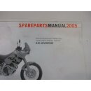 KTM 640 Adventure 2005 Ersatzteilkatalog Handbuch spare parts manual 3208179