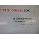 KTM 50 Mini Adventure 2007 Bedienungsanleitung manual de instrucciones 3.211.140es