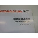 KTM 50 Mini Adventure 2007 Bedienungsanleitung Handbuch...