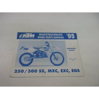 KTM 250 300 SX MXC Ersatzteilkatalog Explosionszeichnung Chassis Buch 3.203.77