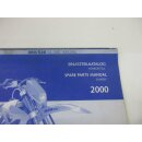 KTM 400 SX 520 EXC 2000 Ersatzteilkatalog Fahrgestell Handbuch spare 3.204.83