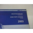 KTM 625 SXC 2003 Ersatzteilkatalog Fahrgestell Handbuch spare parts 3.208.95