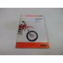 KTM 50 Senior Mini Adventure 2004 Bedienungsanleitung Handbuch owners manual