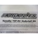 Yamaha YZF-R6 03-05 Verkleidung hinten unten Heck LED Fender Spritzschutz schwarz