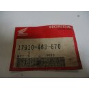 2. Honda GL 1100 SC02 Goldwing Gaszug 17910-463-670 Öffner Bowdenzug Vergaser