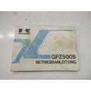 Kawasaki GPZ 500 S EX 500 A2 Handbuch Betriebsanleitung...