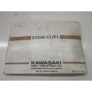 Kawasaki GPZ 500 S EX 500 E1 Handbuch Betriebsanleitung Anleitung 99923-1362-02
