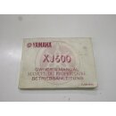 Yamaha XJ 600 Betriebsanleitung Fahrerhandbuch...