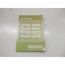 Suzuki DR 650 R Handbuch Fahrerhandbuch Owner´s...