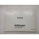 Kawasaki Ninja 650 R EX650A Handbuch Owner´s Manual Betriebsanleitung 99987-1333