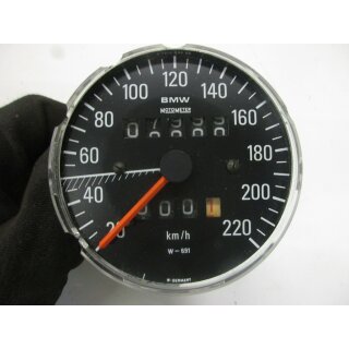B470 BMW R100 RT R90S R90/6 Tacho Tachometer km/h 7999 km W=691 speedometer
