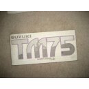 SUZUKI TM 175, BENUTZERHANDBUCH, BEDIENUNGSANLEITUNG,...