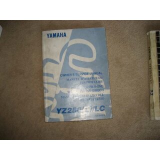 YAMAHA YZ 250  (L)/LC, HANDBUCH, FAHRERHANDBUCH, WARTUNGSANLEITUNG, BUCH, 1998
