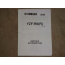 YAMAHA YZF-R6 (R) WARTUNGSANLEITUNG SERVICE INFORMATION...