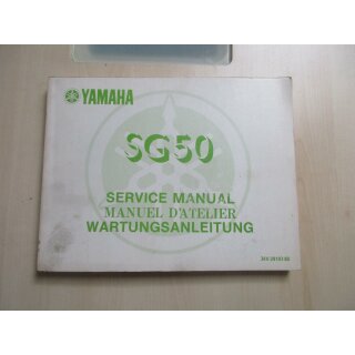 Yamaha SG 50 Handbuch Wartungsanleitung Fahrerhandbuch Service 34V-28197-80