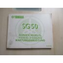 Yamaha SG 50 Handbuch Wartungsanleitung Fahrerhandbuch...
