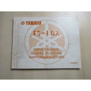 Yamaha FS-1 (DX) Handbuch Wartungsanleitung Fahrerhandbuch Service IYO-28197-80