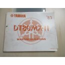 Yamaha DT 80 MX-II Handbuch Wartungsanleitung Fahrerhandbuch 5T8-F8197-F0