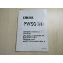Yamaha PW 50 (H) Handbuch Wartungsanleitung...