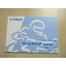 Yamaha YBR 125 ED Handbuch Bedienungsanleitung Bordbuch Manutenzione 3D9-F8199-H0