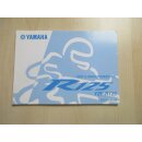 Yamaha YZF-R 125 Handbuch Bedienungsanleitung Bordbuch Manutenzione 5DZ-F8199-H0