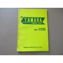 Yamaha YZ 125 C Handbuch Ersatzteilliste...